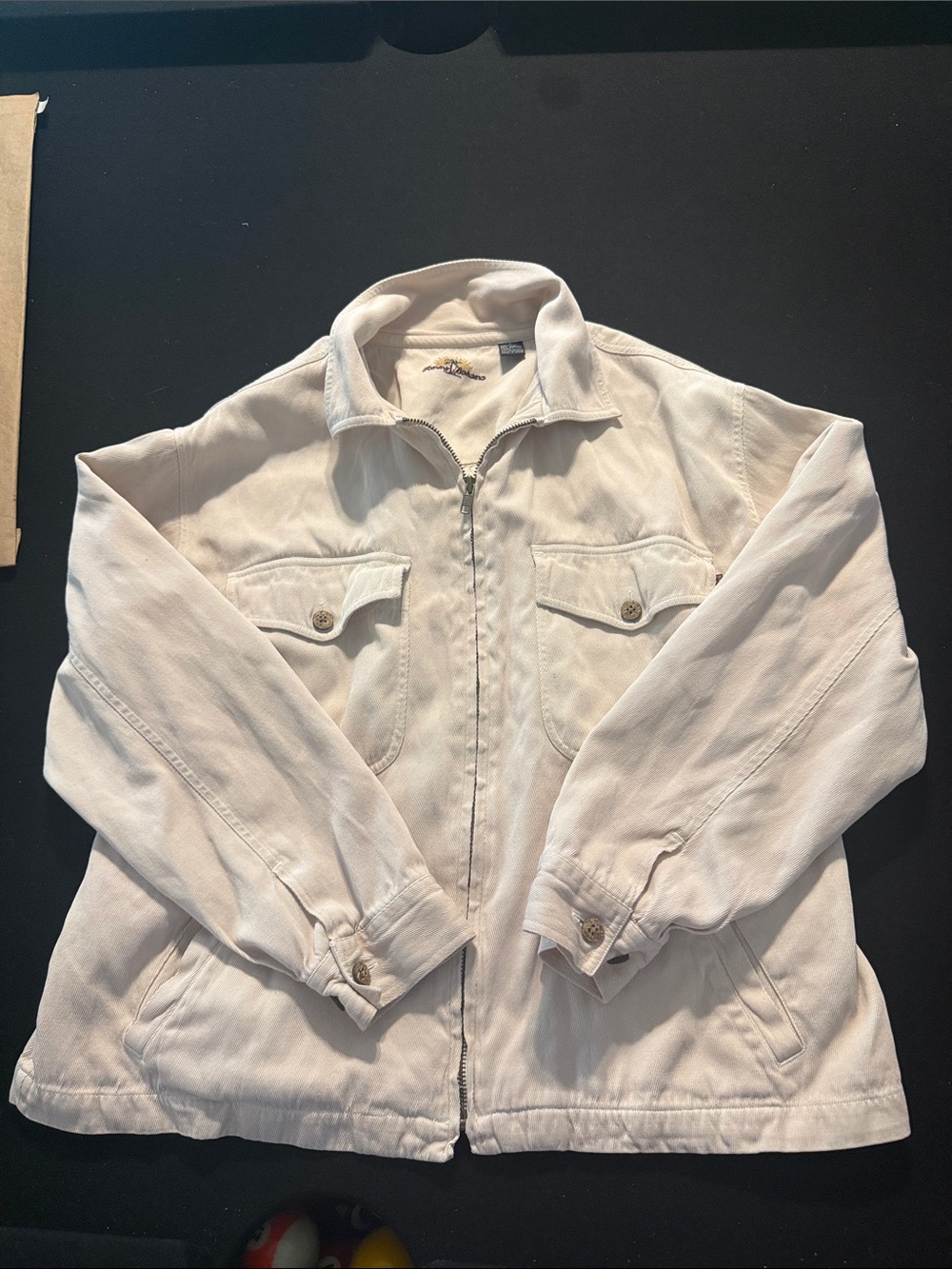 Tommy bahama Women's tan zip-Front Jacket